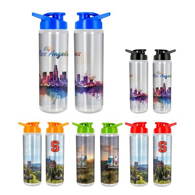 Lumina Full Color 24 oz. Bottle with Easy Pour Lid